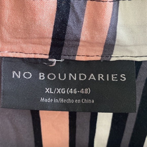 No boundaries multi colored striped button down - Picture 2 of 3